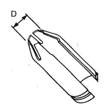 Split Ferrule Grip - Long